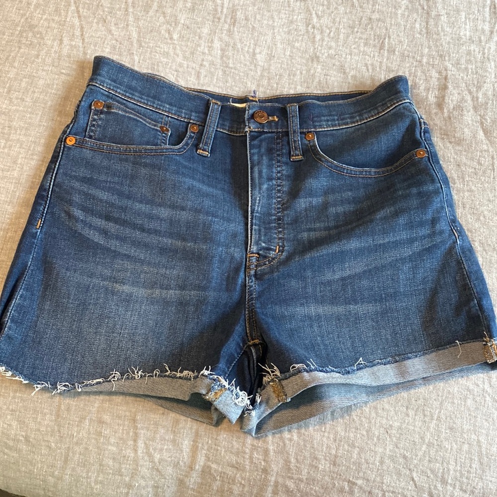 Madewell High Rise Denim Shorts